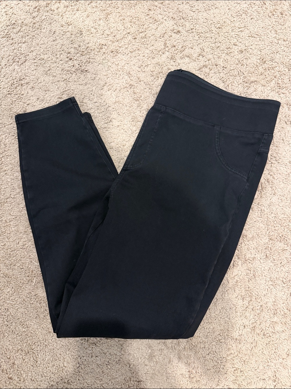 Black stretchy jeggings